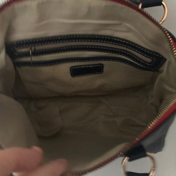 New Navy Satchel w/ Dooney & Bourke Look - Picture 3 of 3